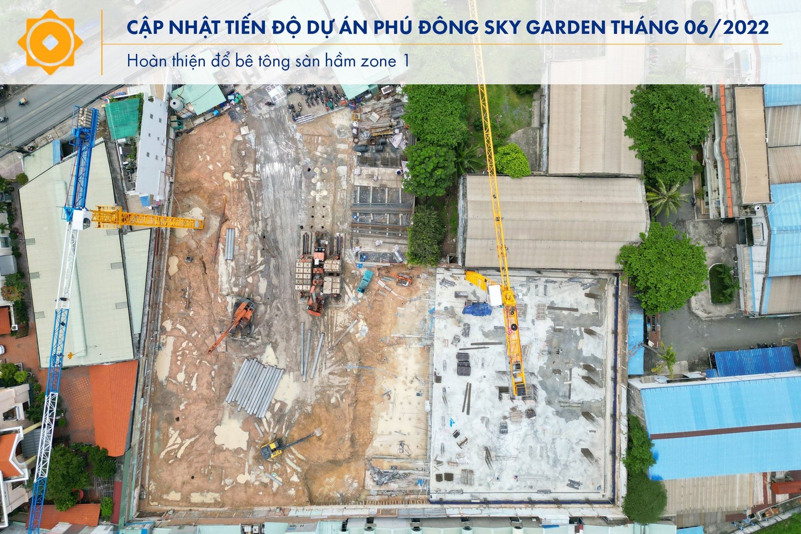 DỰ ÁN PHÚ ĐÔNG SKY GARDEN: DẦN HOÀN THIỆN HẠNG MỤC QUAN TRỌNG CỦA PHẦN NGẦM