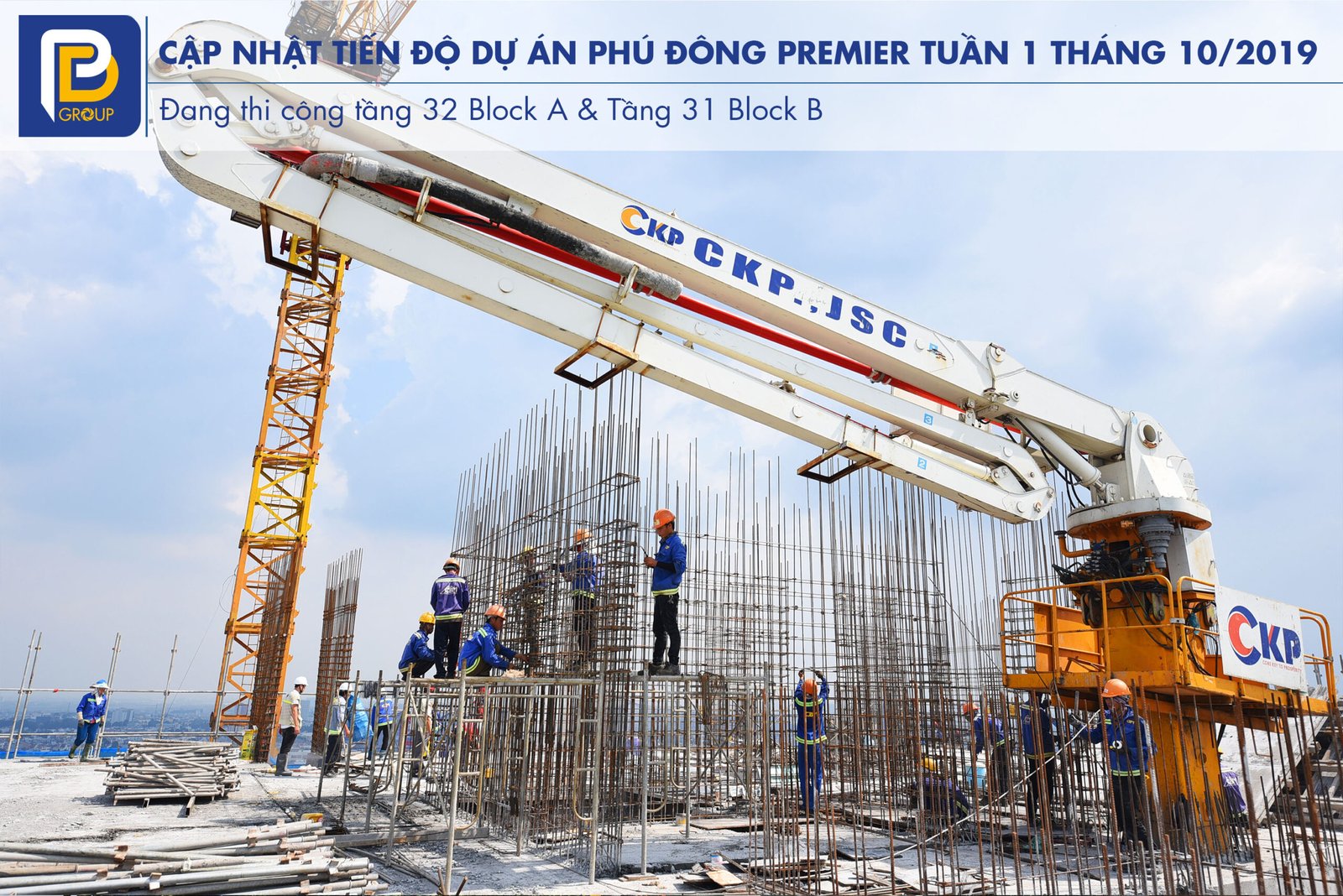 Tiến độ dự án Phú Đông Premier tháng 10/2019